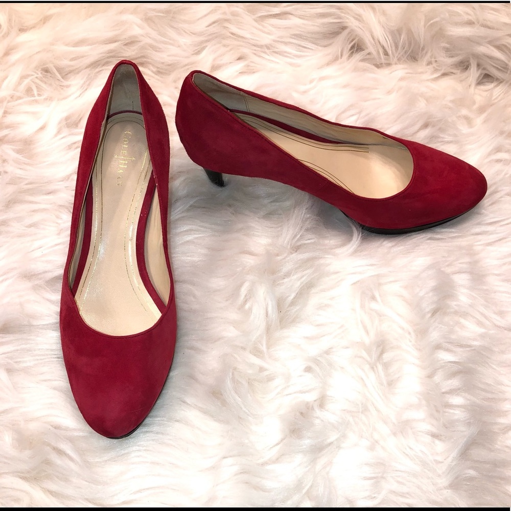 Cole Haan Red Chelsea pumps size 9B